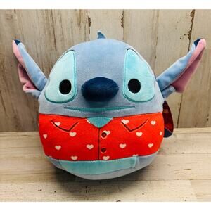 Squishmallow 7'' Disney Stitch with Heart Top NWT
